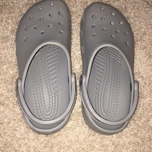 grey crocs